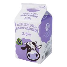 Снежок Северное Молоко Вологодский сладкий 2,5% БЗМЖ 450 мл