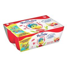 Творог детский Растишка лесные ягоды-персик-груша с 3 лет 3,5% БЗМЖ 45 г х 6 шт