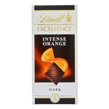 Шоколад Lindt Excellence темный с кусочками апельсина и миндаля 100 г