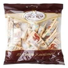 Конфеты глазированные Фабрика имени Крупской Белочка с фундуком 200 г