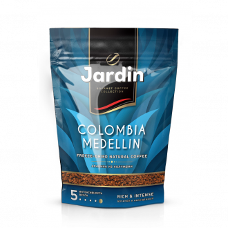 Кофе растворимый JARDIN Colombia Medellin сублимированный, 240г (Россия, 240 г)