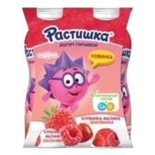 Йогурт питьевой Растишка клубника-малина-земляника 1,6% 90 мл