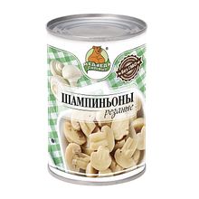Шампиньоны Медведь любимый резаные 425 мл