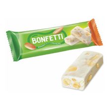 Батончик Яшкино Bonfetti с нугой и арахисом 25 г