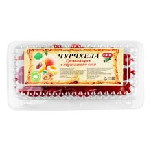 Чурчхела с грецким орехом в абрикосовом соке