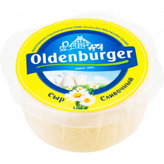 Сыр OLDENBURGER Сливочный 50%, без змж, 350г (Россия, 350 г)