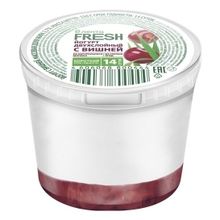 Йогурт Лента Fresh с вишней 2,7 % 350 г