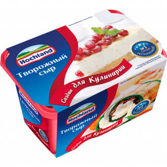 Сыр творожный HOCHLAND Для кулинарии: для горячих и холодных блюд 65%, без змж, 400г (Россия, 400 г)