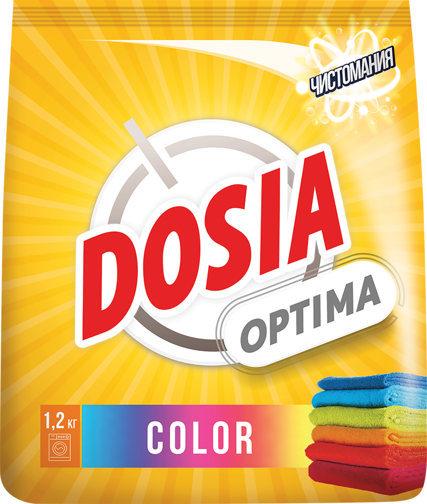 Стиральный порошок DOSIA Optima Color, 1,2кг (Россия, 1,2 кг)
