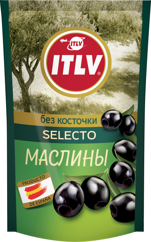 Маслины без косточки ITLV Selecto, 170г (Испания, 170 г)