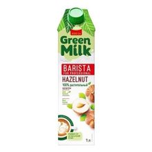 Напиток фундучный Green Milk Barista 2% 1 л