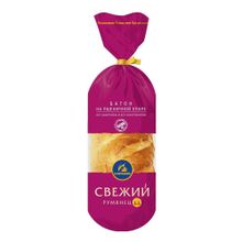 Батон Каравай Свежий румянец пшеничный дрожжевой нарезной 400 г