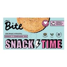 Печенье Take a Bite Крекеры овсяные с кокосом и семенами чиа 125 г