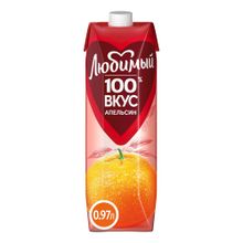 Нектар Любимый апельсиновый с мякотью восстановленный 970 мл