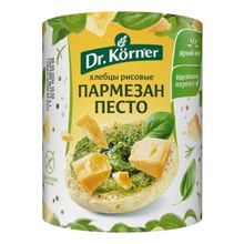 Хлебцы рисовые Dr.Korner с песто и пармезаном 80 г