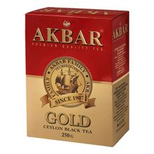 Чай черный Akbar Gold цейлонский листовой 250 г