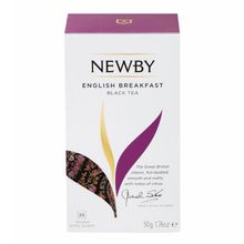 Чай черный Newby English Breakfast в пакетиках 2 г х 25 шт