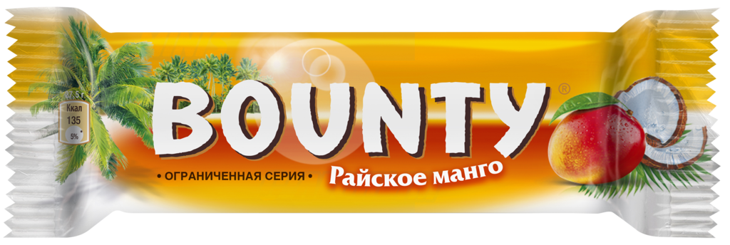 Шоколадные конфеты BOUNTY Райское Манго, весовые (Россия)