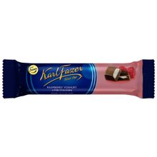 Батончик Karl Fazer молочный с начинкой из малинового йогурта 37 г