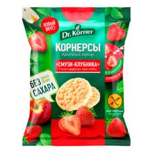 Хлебцы кукурузно-рисовые Dr.Korner смузи-клубника 40 г