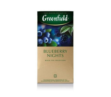Чай Greenfield Blueberry Nights, (Блюберри Найтс) 25 пак.