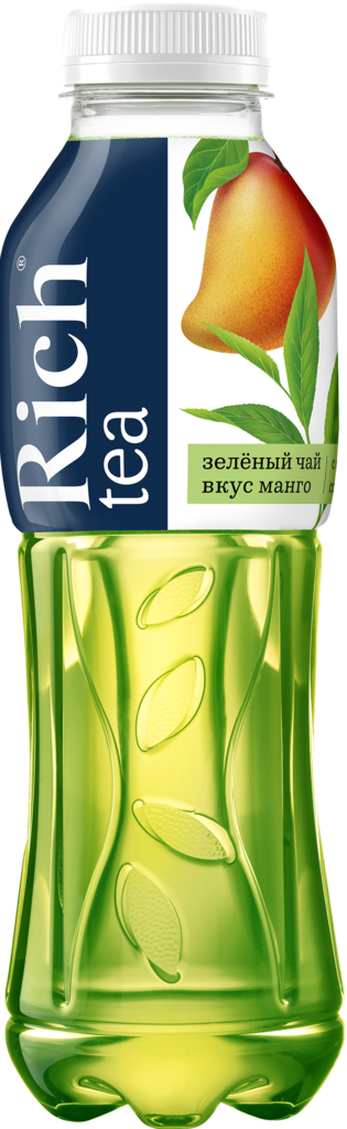 Напиток RICH Зеленый чай со вкусом манго, 0.5л (Россия, 0.5 L)