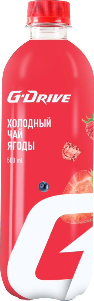 Напиток G-DRIVE Чай черный Лесные ягоды, 0.5л (Россия, 0.5 L)