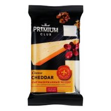 Сыр полутвердый Premium Club Чеддер 45% БЗМЖ 200 г