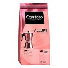 Кофе Coffesso Allure смесь арабики и робусты в зернах 250 г