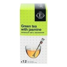 Чай зеленый In-Stick Top choice с жасмином в пакетиках 2 г х 12 шт