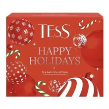 Чай Tess Эксклюзивная коллекция Happy holiday ассорти в пакетиках 48 шт