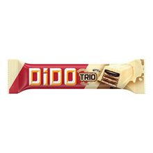 Батончик Dido Trio из белого, темного и молочного шоколада с вафлей 36,5 г