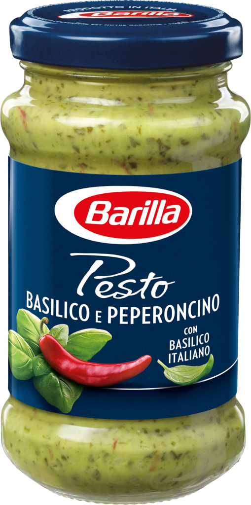 Соус BARILLA Песто Пеперончино с базиликом и перцем Чили, 195г (Италия, 195 г)