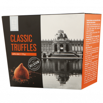 Конфеты DOLCE ALBERO Трюфели классические extra dark в какао обсыпке, 175г (Бельгия, 175 г)