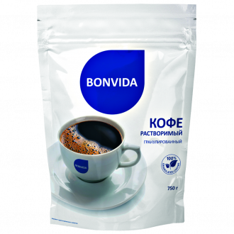 Кофе растворимый BONVIDA гранулированный, 750г (Россия, 750 г)