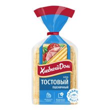 Хлеб Хлебный Дом Тостовый пшеничный в нарезке 350 г
