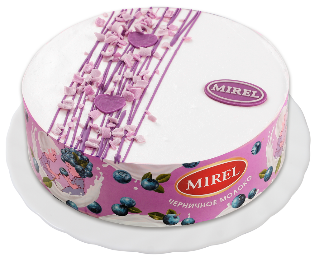 Торт MIREL Черничное молоко, 750г (Россия, 750 г)