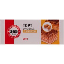 Торт 365 дней Вафельный с арахисом 200 г