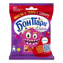 Мармелад Бон Пари Веселые кошмарики жевательный со вкусом фруктов 75 г