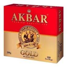 Чай черный Akbar Gold в пакетиках 2 г х 100 шт