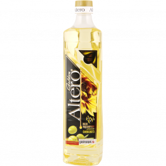Масло подсолнечное ALTERO Golden с добавлением оливкового, 810мл (Россия, 810 мл)