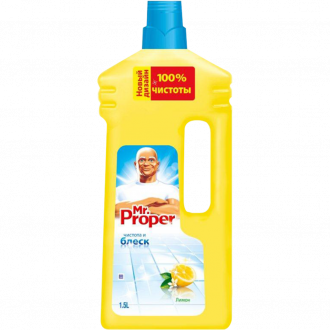 Средство для мытья полов MR.PROPER с ароматом лимона, 1.5л (Россия, 1,5 л)