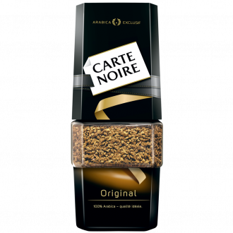 Кофе растворимый CARTE NOIRE Original натуральный сублимированный, ст/б, 190г (Россия, 190 г)