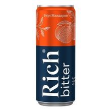 Газированный напиток Rich Bitter мандарин 360 мл