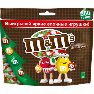 Драже M&M'S Шоколад, 360г (Россия, 360 г)