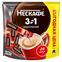 Кофейный напиток Nescafe 3 в 1 Классический растворимый 14,5 г х 20 шт