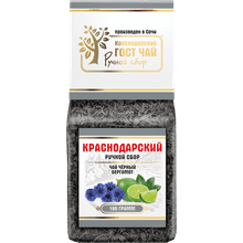 Чай черный Краснодарский ручной сбор ГОСТ Чай крупнолистовой 100 г