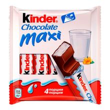 Шоколад Kinder Chocolate Maxi молочный с молочной начинкой 84 г