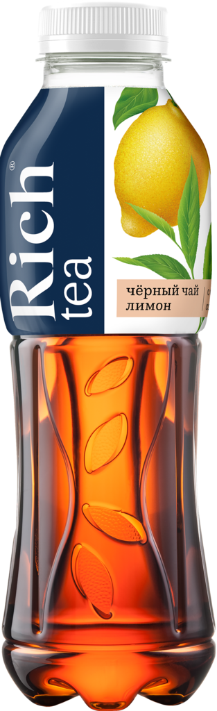 Напиток RICH Черный чай Лимон, 0.5л (Россия, 0.5 L)