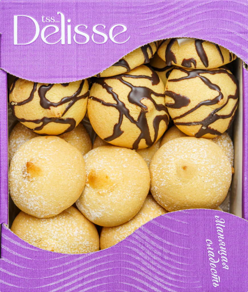 Изделия хлебобулочное сдобное DELISSE Сочинское с ароматом малины и апельсина, 450г (Россия, 450 г)